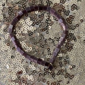 💣5 for $15💣 Amethyst square bead bracelet
